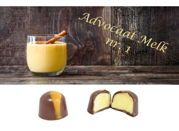 Bonbon nr.1 Melk Advocaat per 100 gram
