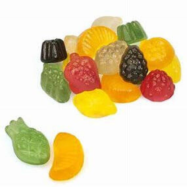 De Bron Fruitgums Sugarfree per 100 gram