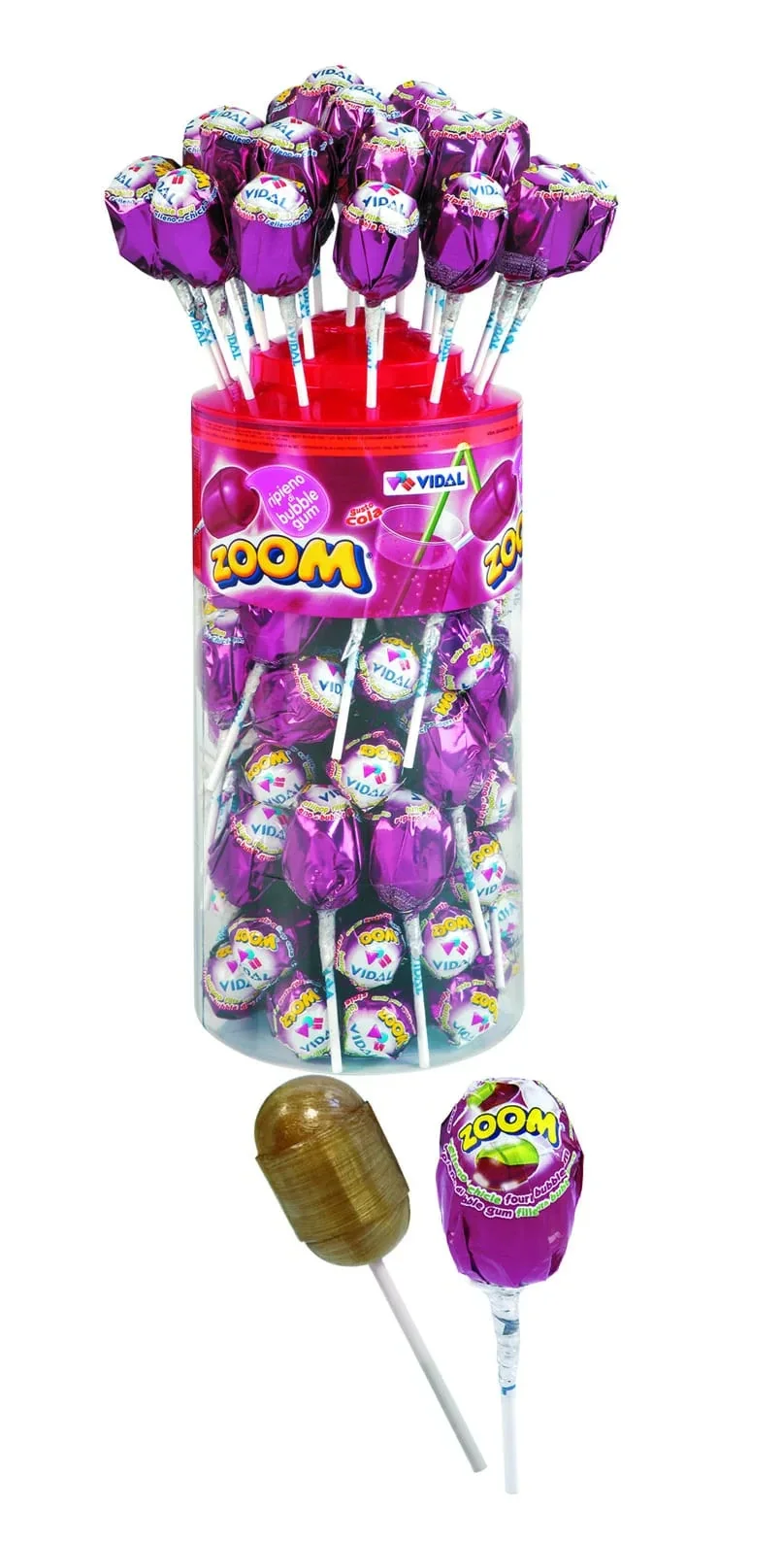 Vidal Cola Zoom Lollies 25,86 gr per stuk