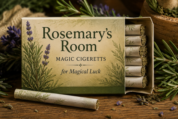 Herbal Cigs arriving soon - Rosemary's Room Magic cigarettes