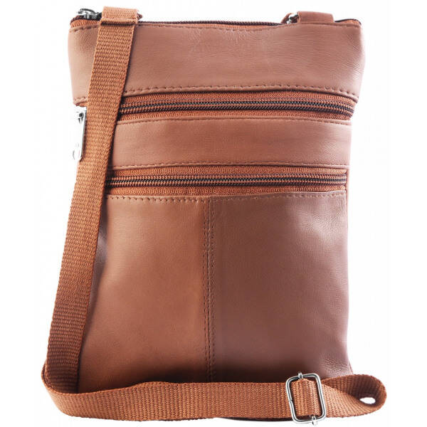 Steinmeister echte lederen tas bruin