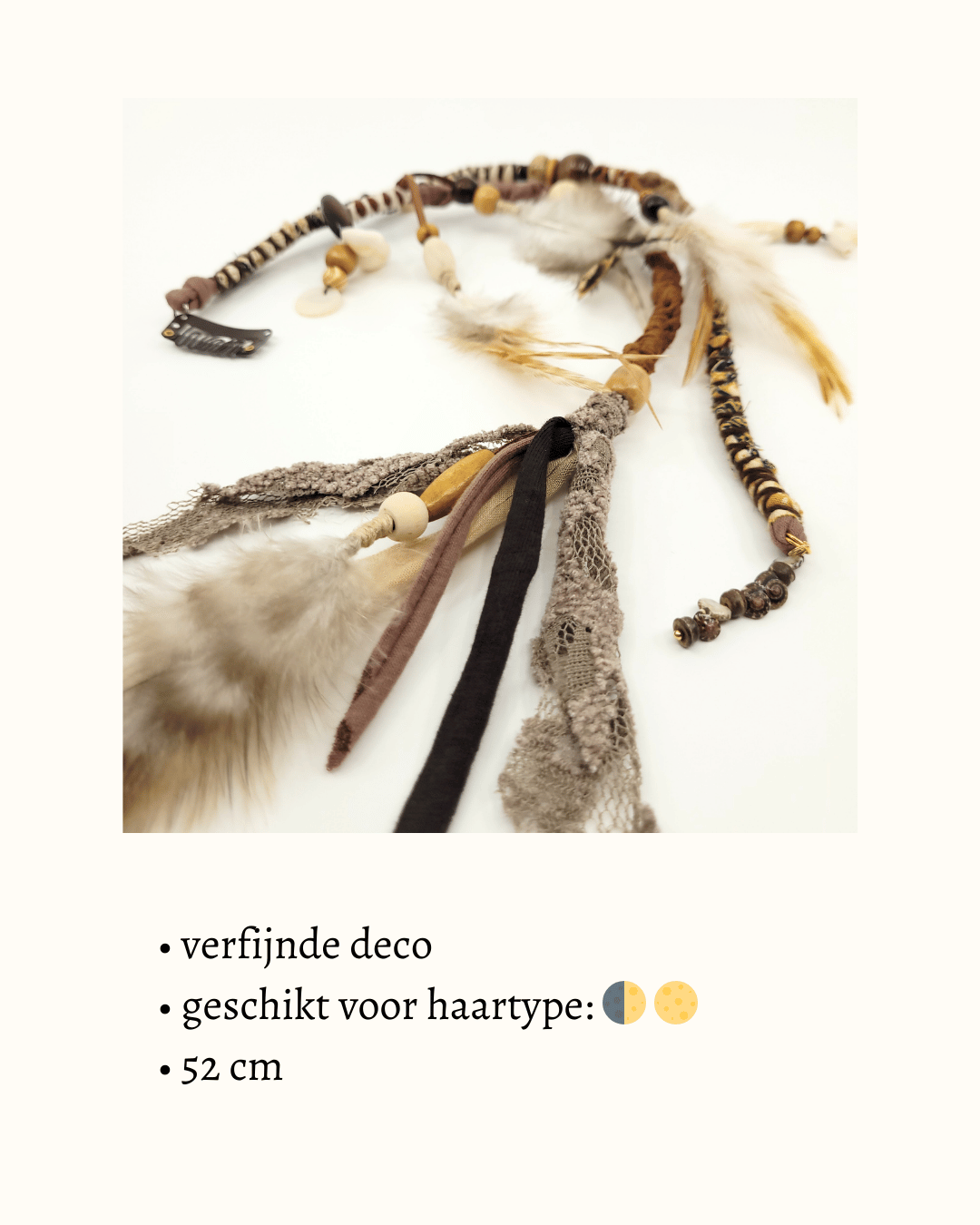 Spirit Lock Feather clip-in 'Kali'