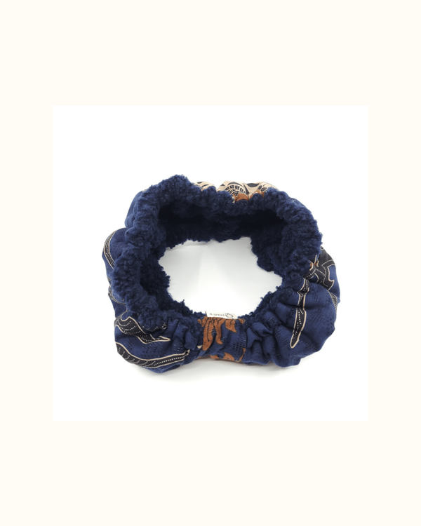 Winter Haarband 'Navy Snow'