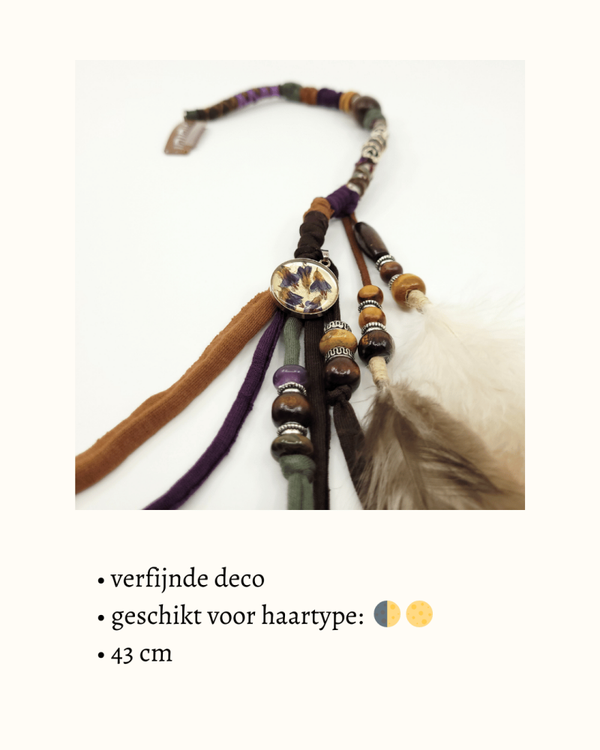 SOLD Spirit Lock clip-in feather extension 'Gothel 2.0'