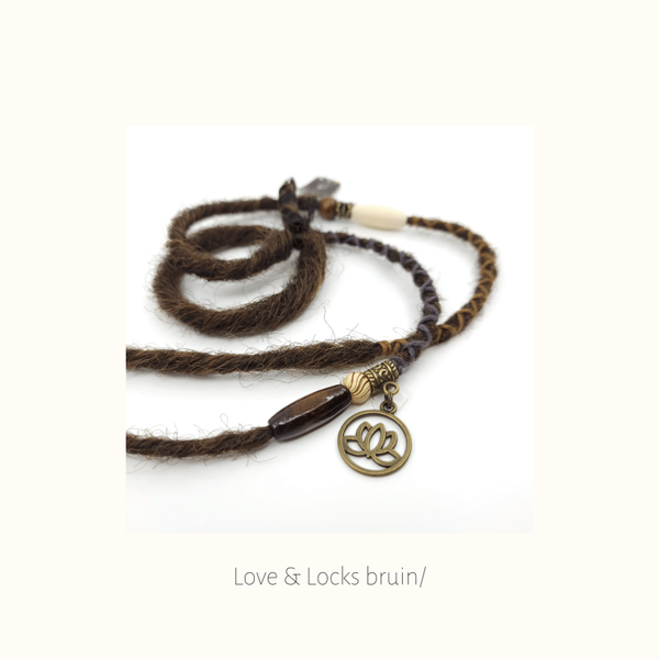 Loc extension/ lang 'Love & Locks /bruin'