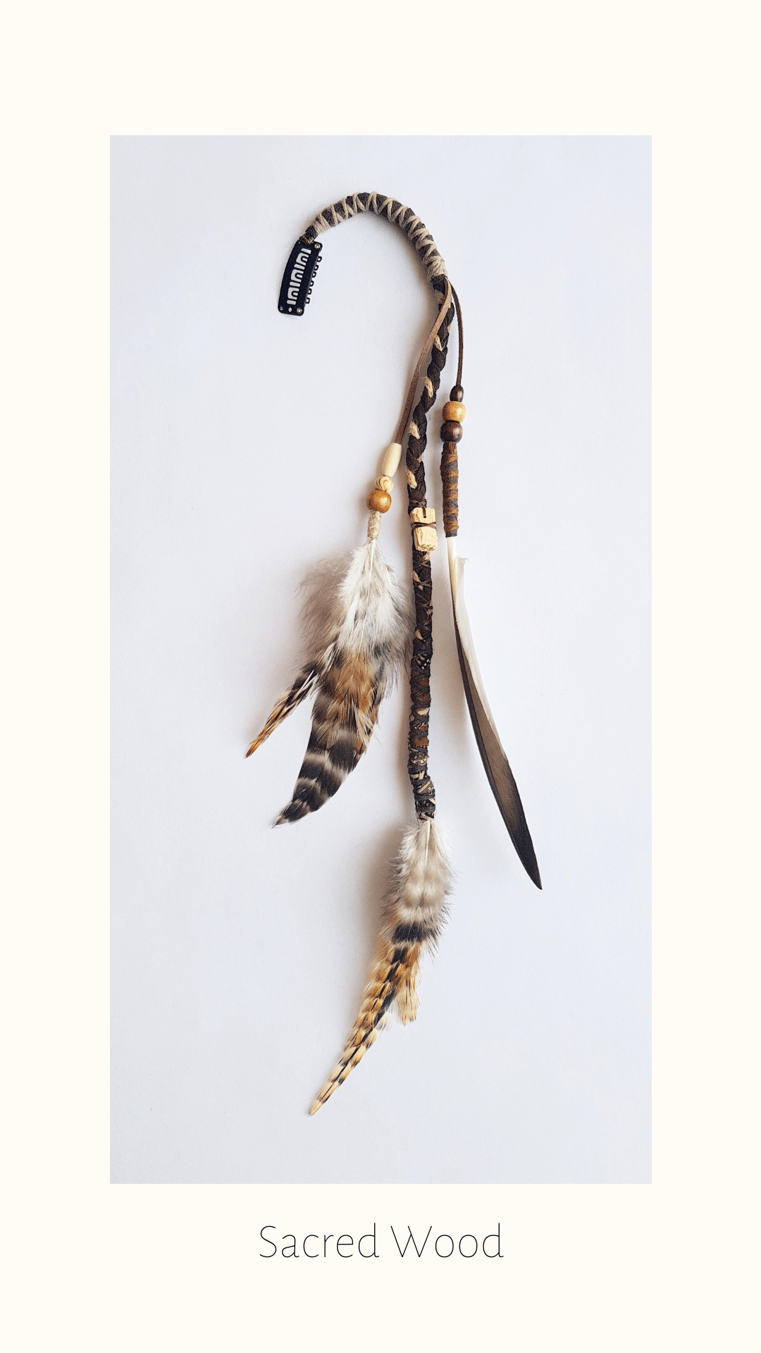 SOLD Veren haar clip 'Sacred Wood'