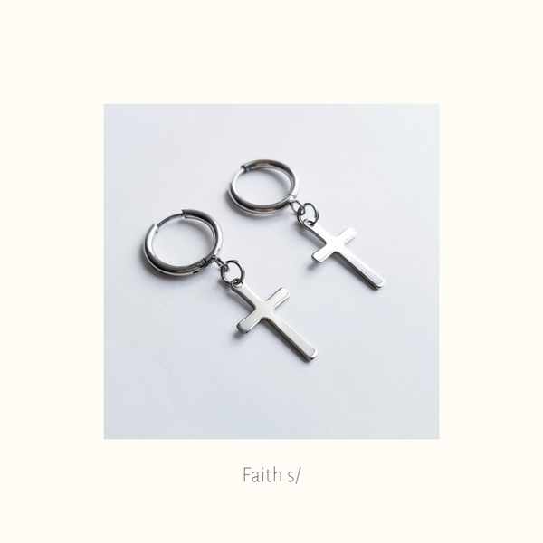 Oorbellen 'Faith s/'
