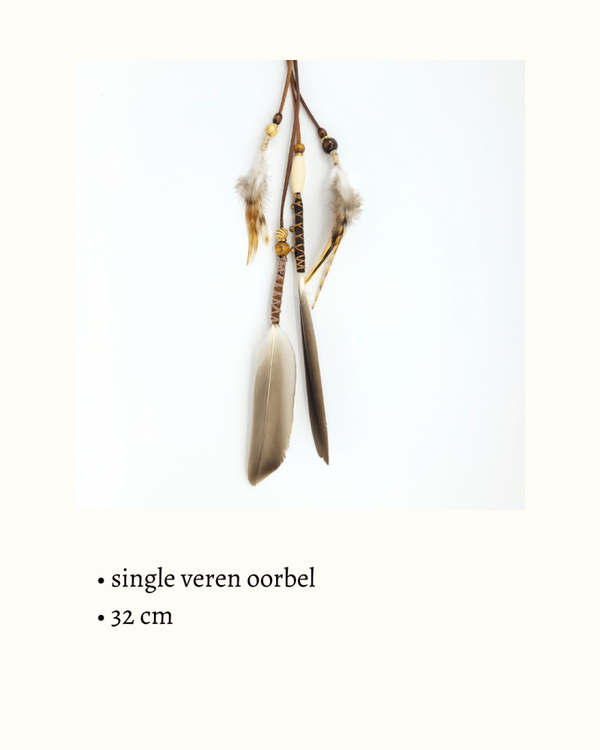 Veren oorbel 'Diana'
