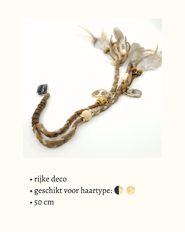 Spirit Lock Feather clip-in 'Ophelia 2.0'