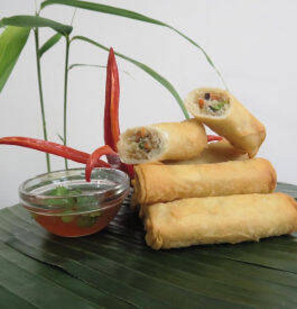 Vietnamese kiploempia’s / Vietnamese chicken spring rolls