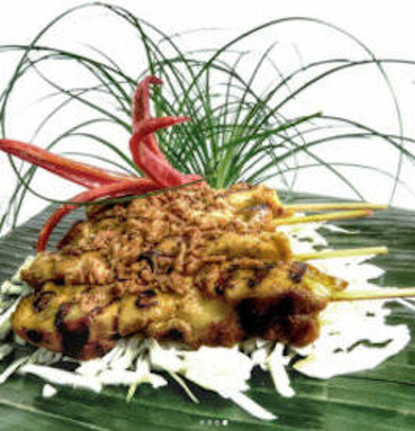 Vietnamese kipsaté / Vietnamese chicken satay