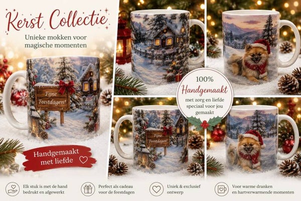 Sublimatie tassen met eigen ontwerp in verschillende thema’s