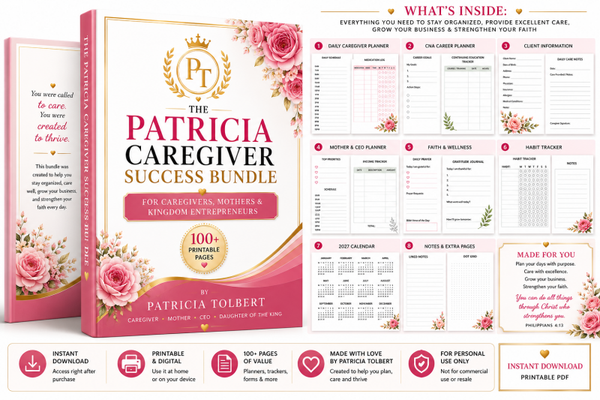 The Patricia Caregiver Success Bundle