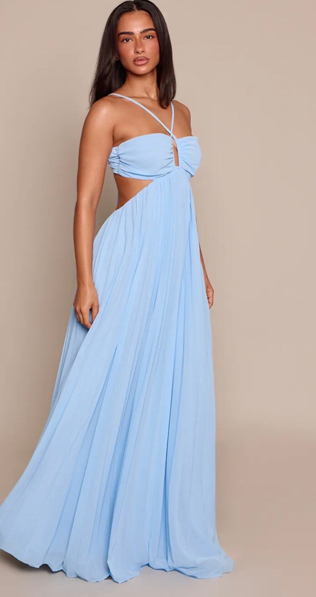 ☁️ Heavenly Blue Maxi Dress