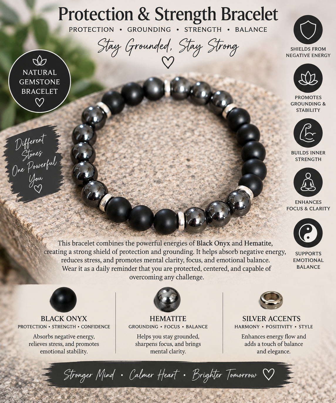 Healing Bracelet Black Onyx