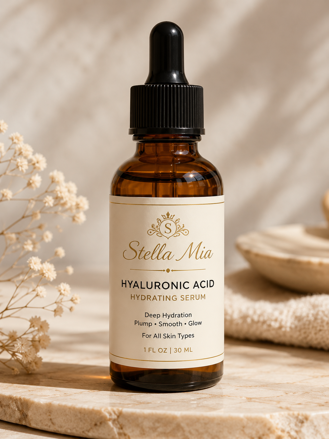 Stella Mia Hyaluronic Acid Serum 1oz