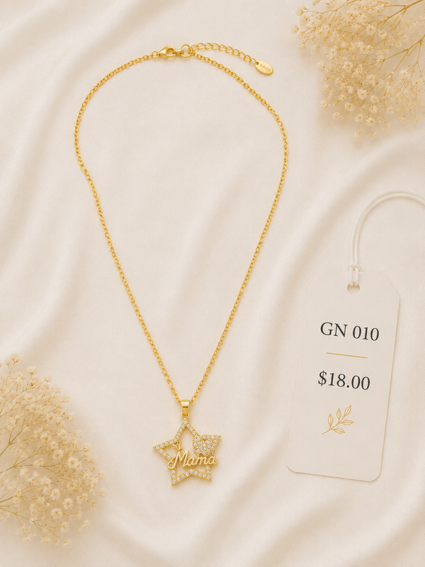 Stainless Steel Necklace- gold 010