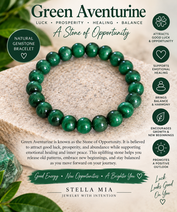 Healing Bracelet Green Aventurine