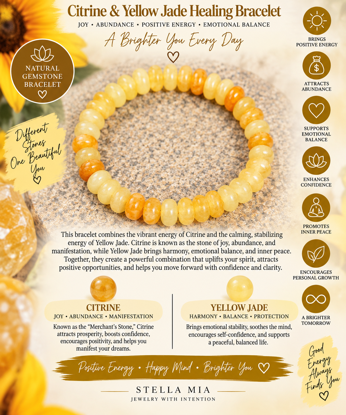 Healing Bracelet Citrine