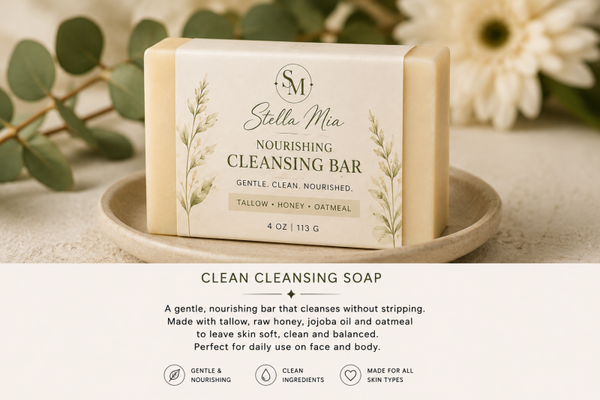 Stella Mia Nourishing Oil Cleansing Bar
