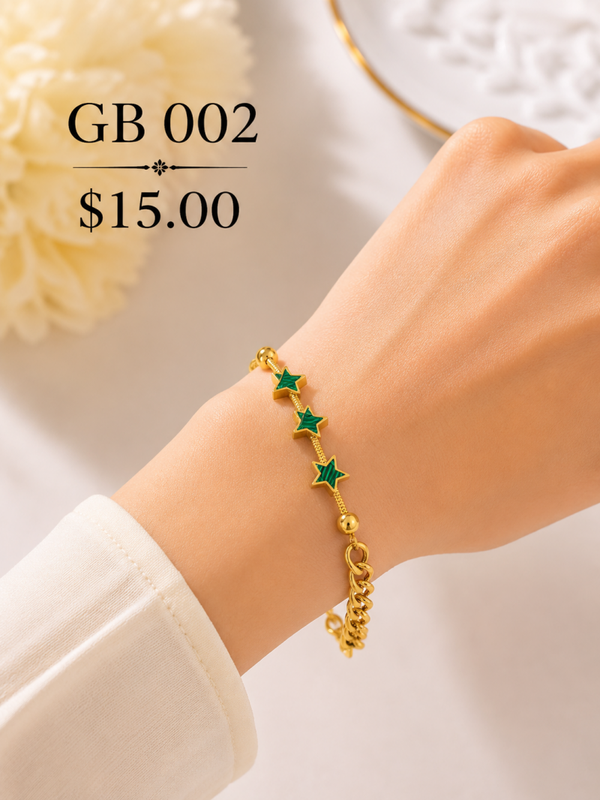 Stainless Steel Bracelet gold 002