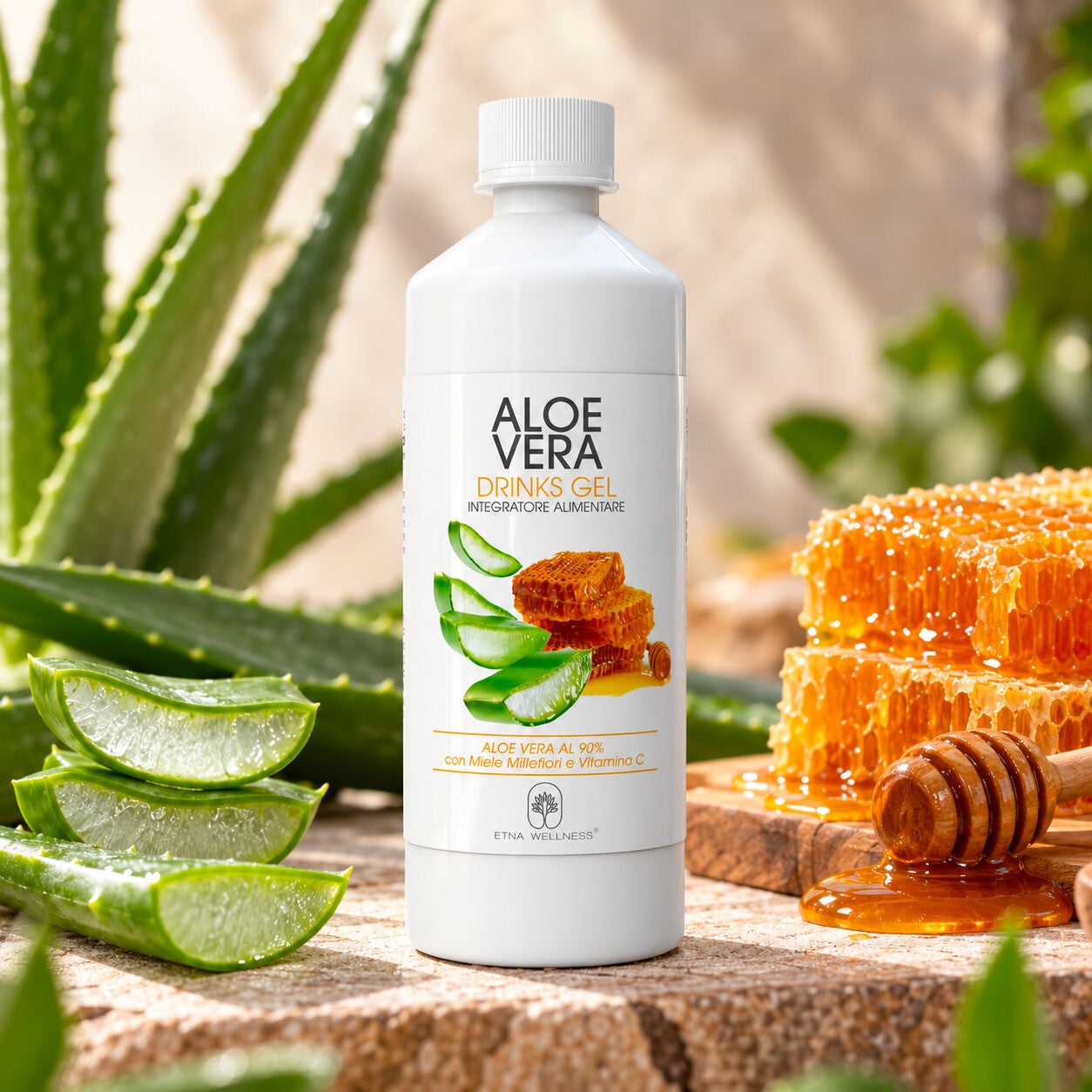 Aloe vera gusto miele - 1 lt