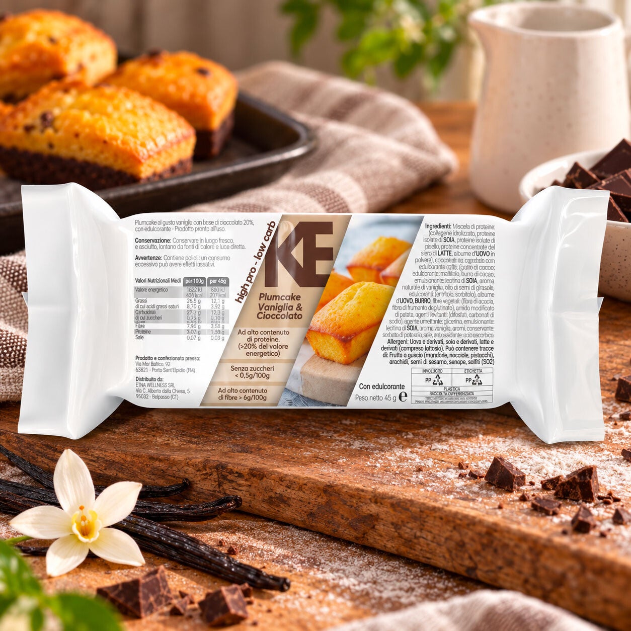 Plumcake ke vaniglia e cioccolato - pack 5.