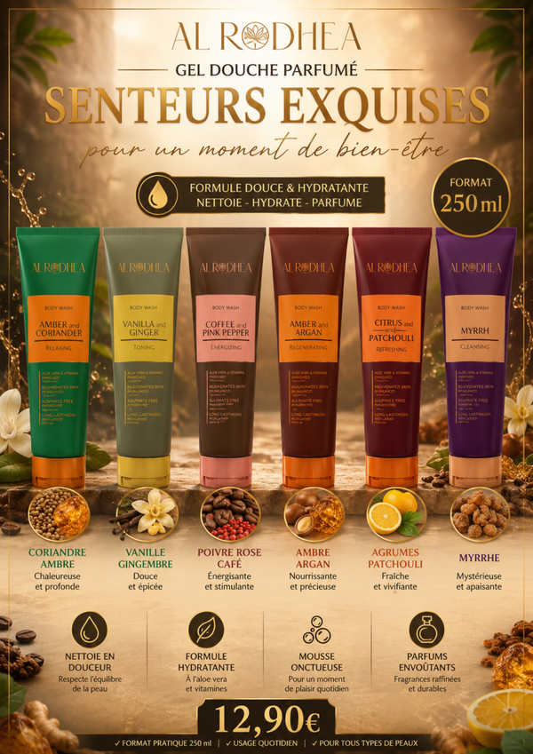 GEL DOUCHE PARFUMÉ SENTEURS EXQUISES