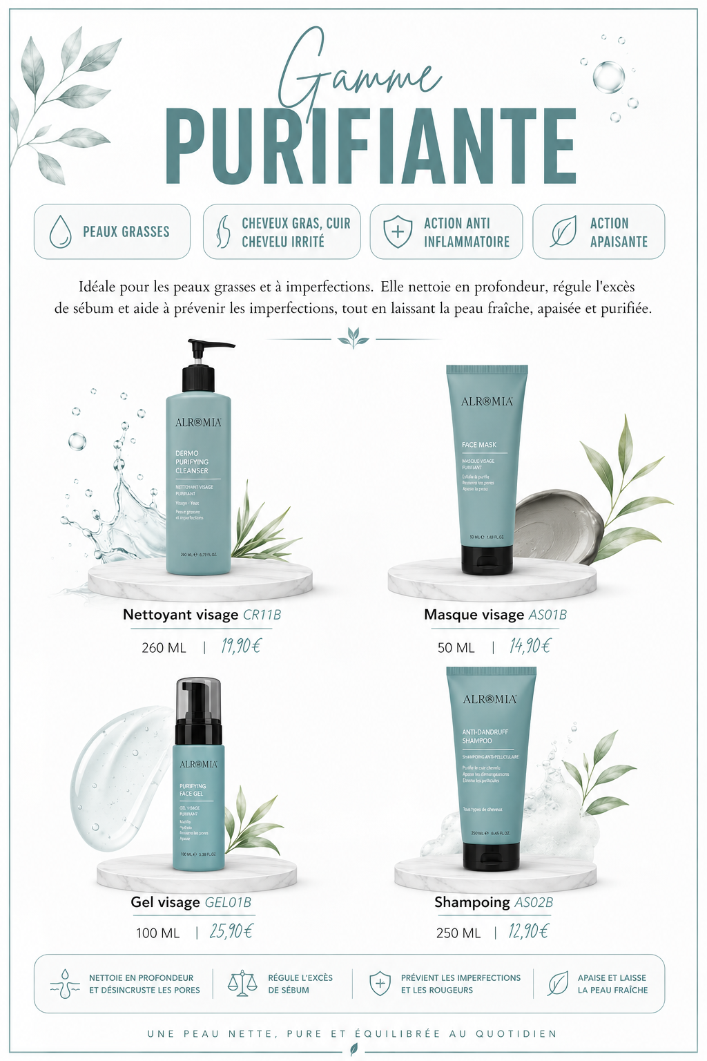Gamme purifiante