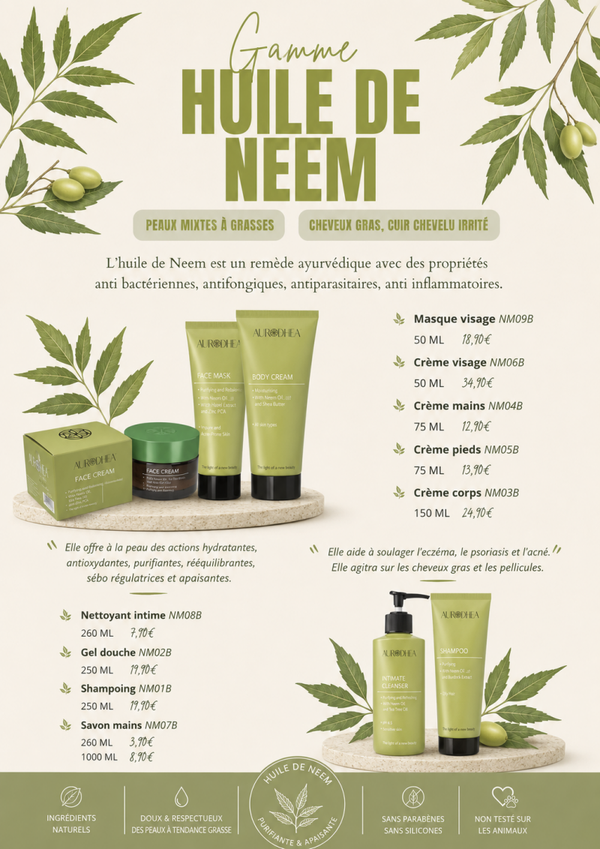 Gamme huile de neem