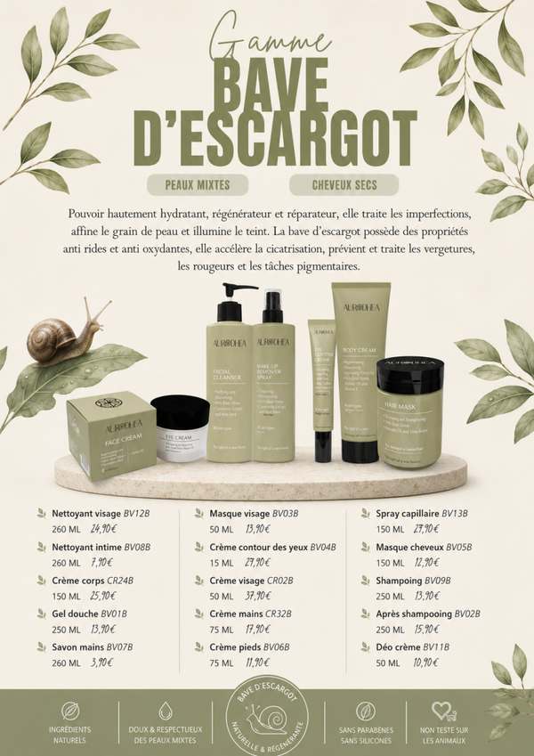 Gamme Bave d’escargot