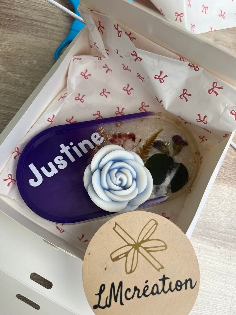 Dessous de tasse… bougie… vide poche résine