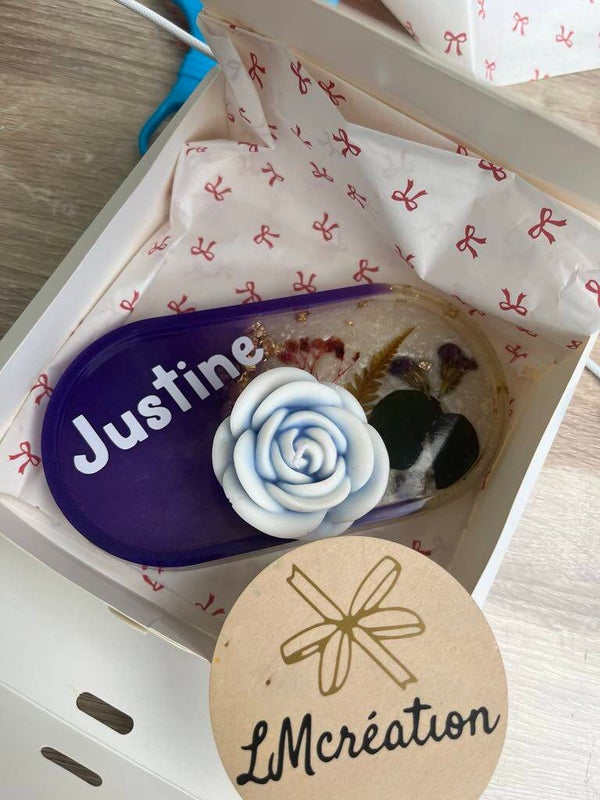 Dessous de tasse… bougie… vide poche résine