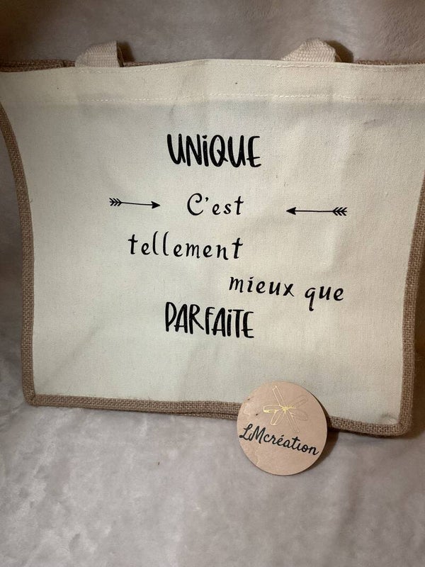 Cabas personnalisée fait main