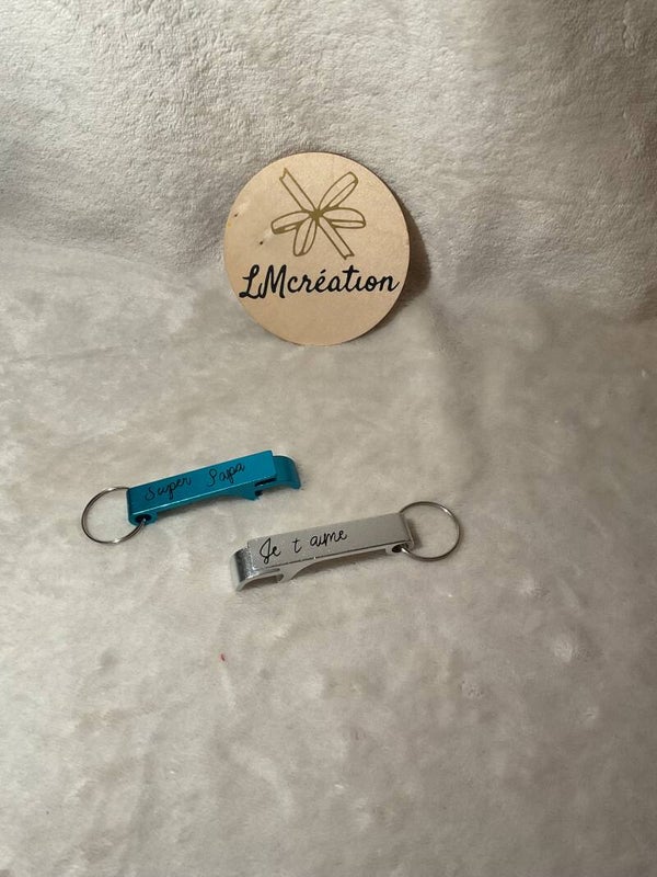 Décapsuleur porte clé personnalisé
