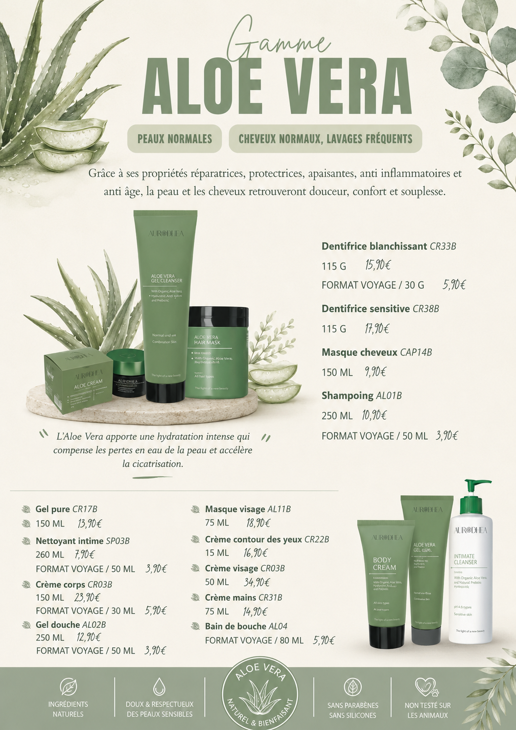 Gamme ALOE VERA
