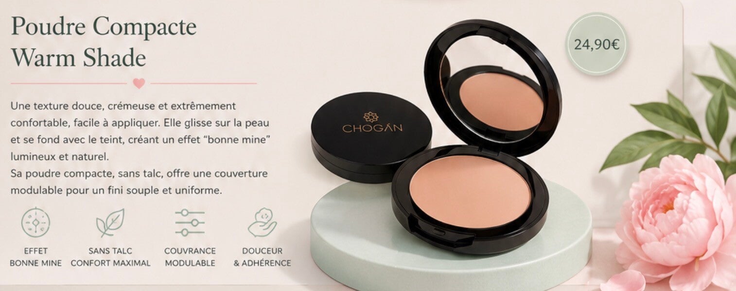 poudre compacte 'Warm shade‘