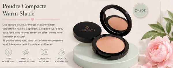 poudre compacte 'Warm shade‘