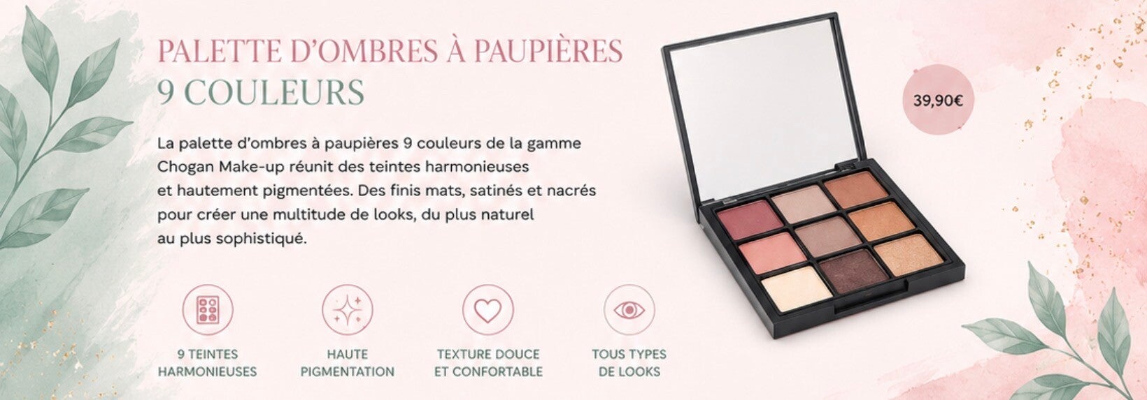 palette Chogan 9 Couleurs