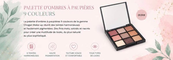 palette Chogan 9 Couleurs