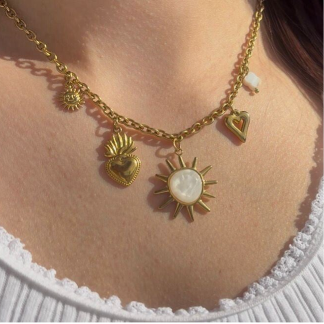 Sun Charm Necklace