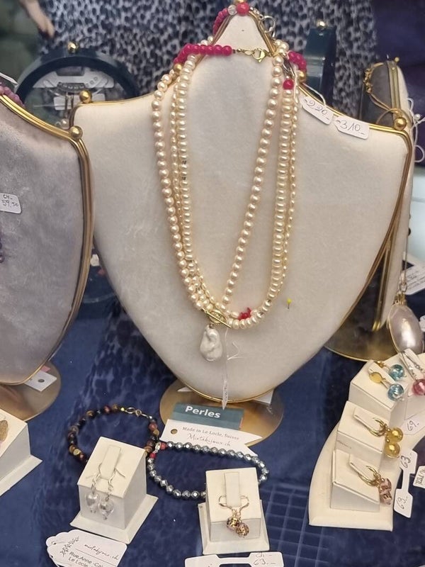 Collier perles de mer