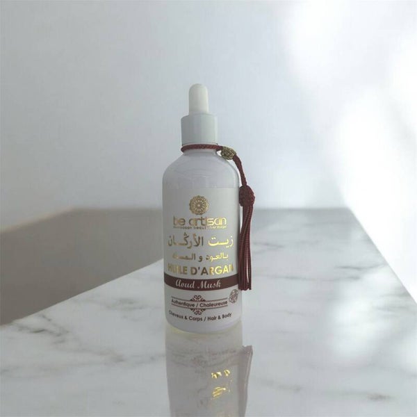 Huile d’Argan Aoud Musk Cheveux et Corps