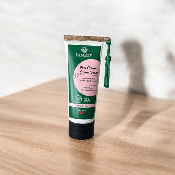 Crème Pieds à l'Huile d'Argan et Menthe