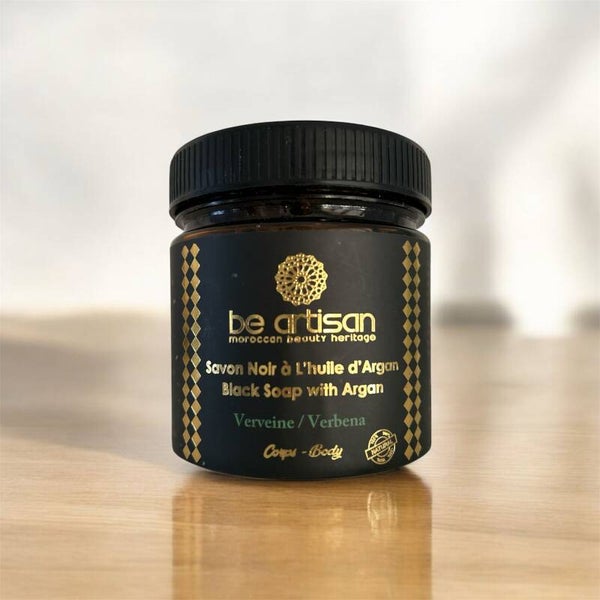 Savon Noir à l'Huile d'Argan et Verveine