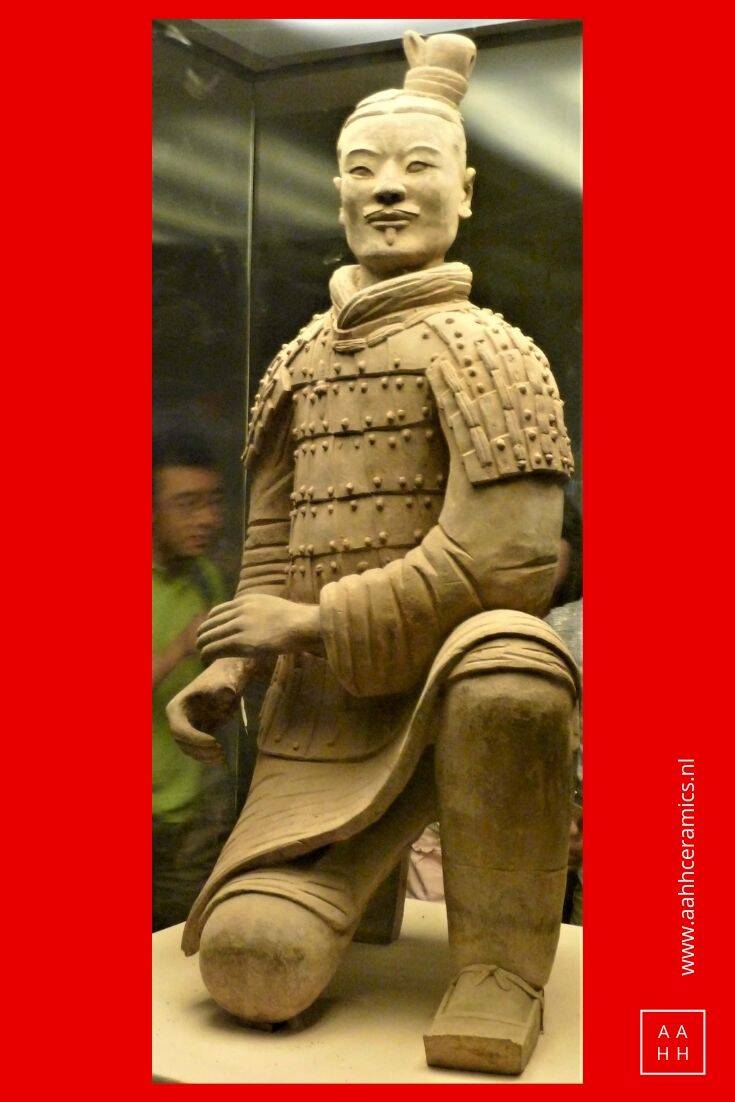 Knielende boogschutter uit Terracotta Leger China