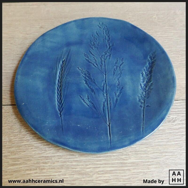 NB blauw bordje met grasaren afbeelding