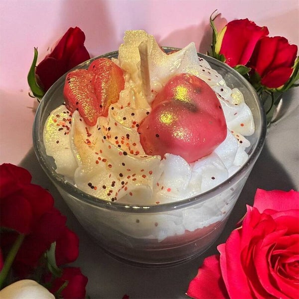 Bougie bisous du coeur