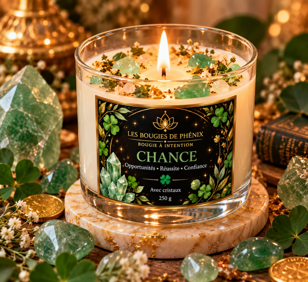 ✨ Collection Bougies à Intention Chance