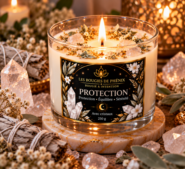 ✨ Collection Bougies à Intention Protection